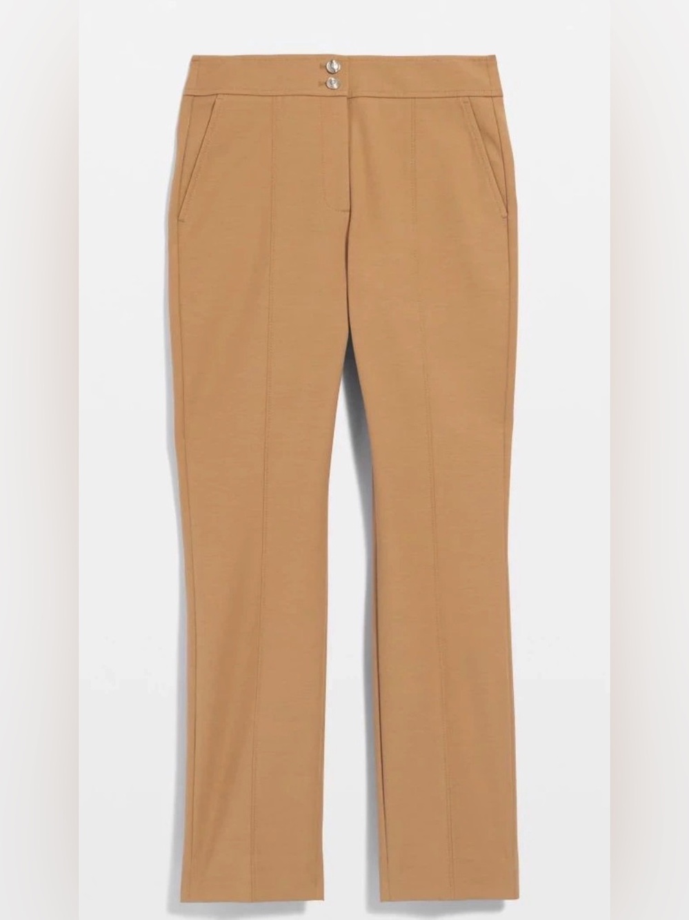 White House Black Market Straight Ankle Pants Camel color sz 12
